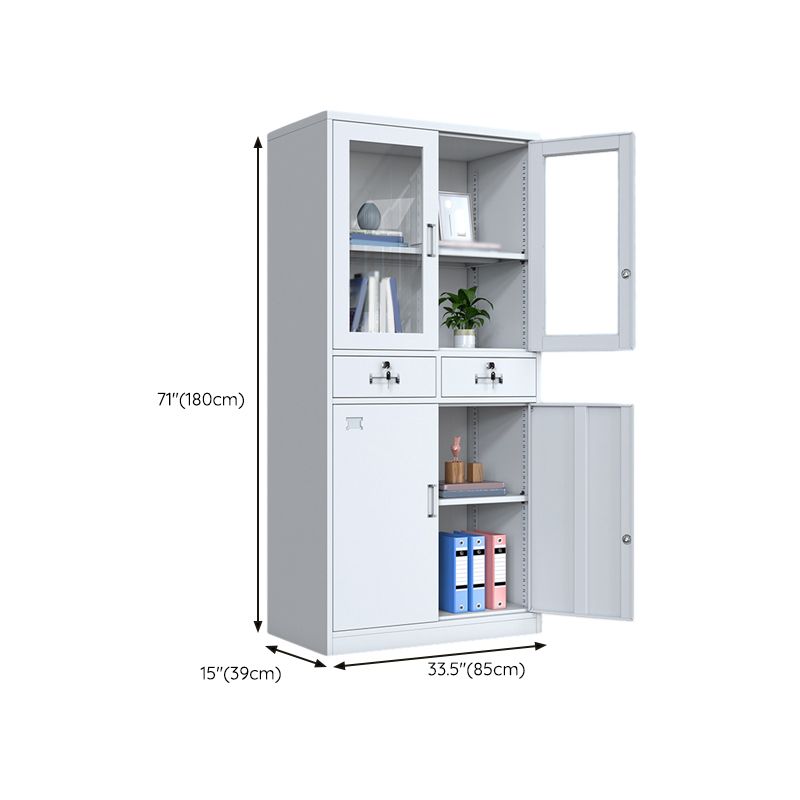 Two door metallic office storage cabinet - Tamco