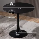 Modern Round Dining Table - Image 5