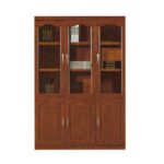 3-Door wooden office bookcase - Image 3