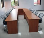 U-shaped corporate boardroom table - Image 5
