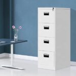 4-Drawer Metallic Office Cabinet - Image 3