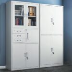 Steel Office Cabinet with Safe - Image 3