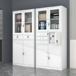 Steel Office Cabinet with Safe - Image 4