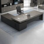 Zoe 180cm L-shaped executive desk - Image 5