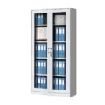 Full Glass Metallic Office Cabinet - Image 4