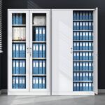 Full Glass Metallic Office Cabinet - Image 5
