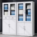 2-door metallic office cabinet - Image 5