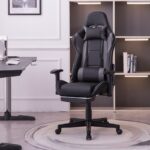 High-back gaming leather seat - Image 4