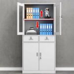 2-Door Metallic Office Cabinet(gray) - Image 4