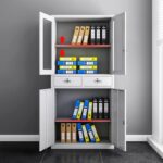 2 Door metallic office cabinet - Image 4