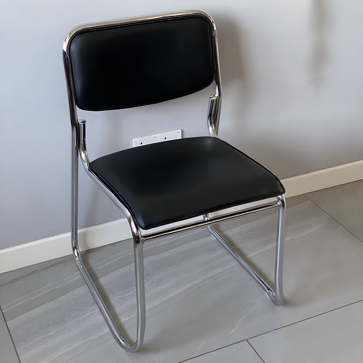 1199x1199-2024-06-06T143828.019.jpg Chrome office guest chair - Image 1