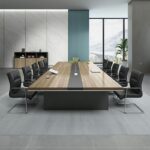 4.8 meters modern boardroom table - Image 3