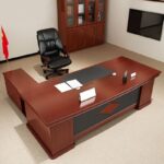 Modern 1800mm office desk with drawers - Image 3
