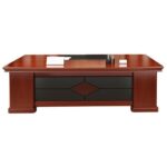 2 meters L-fashioned executive desk - Image 5