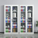 Office Storage Cabinet with Glass Door