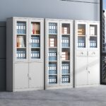 Sleek Silver Steel Storage Cabinet - Image 4