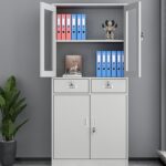 4-door office metallic storage cabinet - Image 5