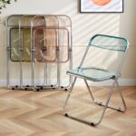 Modern Armless Folding Chair - Image 2