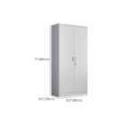 Two door vertical metallic office cabinet - Image 5