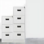 4-Drawers metallic office cabinet. - Image 4