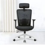 High-back executive office seat