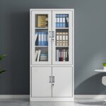 2 Door metallic office cabinet - Image 2