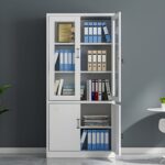 2 Door metallic office cabinet - Image 4