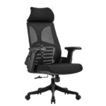 Modern Upholstered Task Chair with Arms - Image 2