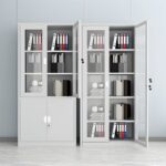 Full-Glass Office Metallic Cabinet - Image 4
