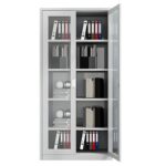Full-Glass Office Metallic Cabinet - Image 5