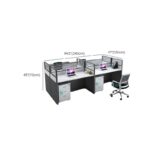 Open view office modular workstation - Image 5