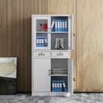 Two door metallic hospital cabinet - Image 5