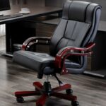Leather High-Back Executive Chair - Image 3