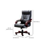 Leather High-Back Executive Chair - Image 5