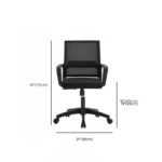 Black Mesh Back Desk Chair - Image 5