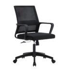 Black Mesh Back Desk Chair - Image 4