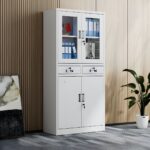 2 Door metal storage cabinet - Image 2
