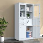 2-Door Metallic Office Cabinet - Image 3