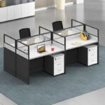 4-Seater Modular Office Workstation - Image 4