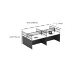 4-Seater Modular Office Workstation - Image 5