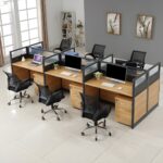 4-Way Modular Office Workstation - Image 2
