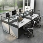 6-Way Modular Office Workstation - Image 2