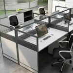 6-Way Modular Office Workstation - Image 4