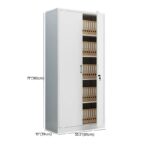 2-Door Metallic Office Cabinet - Image 5
