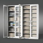Full-glass metallic display cabinet - Image 4