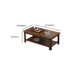 Modern Solid Wood Coffee Table - Image 5