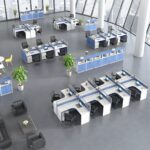 4-Way Modern Office Workstation - Image 2