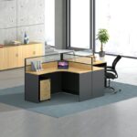 Open view 4-Way Office Workstation - Image 3