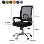 Mid Back Steel Base Office Chair - Image 5