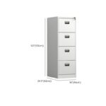 4-key four drawers file cabinet - Image 5